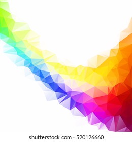 Colorful Polygonal Mosaic Background, Creative Design Templates