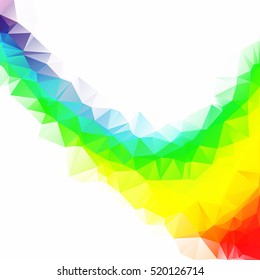 Colorful Polygonal Mosaic Background, Creative Design Templates