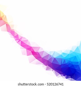 Colorful Polygonal Mosaic Background, Creative Design Templates