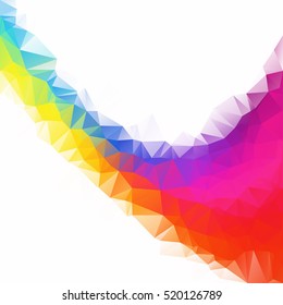 Colorful Polygonal Mosaic Background, Creative Design Templates