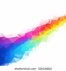 Colorful Polygonal Mosaic Background, Creative Design Templates