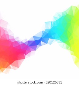 Colorful Polygonal Mosaic Background, Creative Design Templates