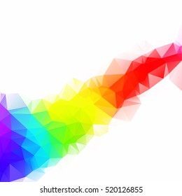 Colorful Polygonal Mosaic Background, Creative Design Templates