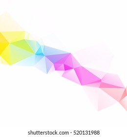 Colorful Polygonal Mosaic Background, Creative Design Templates