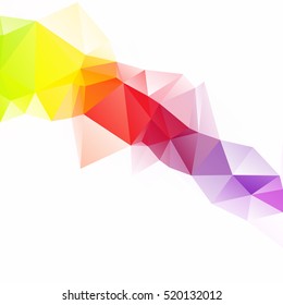 Colorful Polygonal Mosaic Background, Creative Design Templates