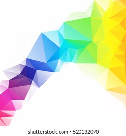 Colorful Polygonal Mosaic Background, Creative Design Templates