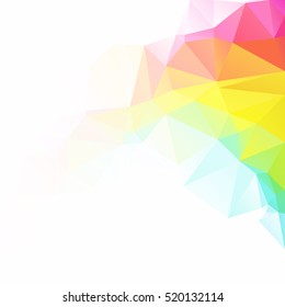 Colorful Polygonal Mosaic Background, Creative Design Templates