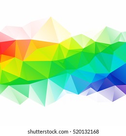 Colorful Polygonal Mosaic Background, Creative Design Templates