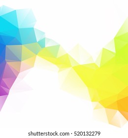 Colorful Polygonal Mosaic Background, Creative Design Templates