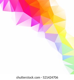 Colorful Polygonal Mosaic Background, Creative Design Templates