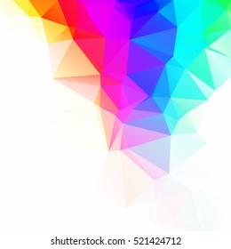 Colorful Polygonal Mosaic Background, Creative Design Templates