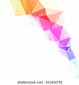Colorful Polygonal Mosaic Background, Creative Design Templates
