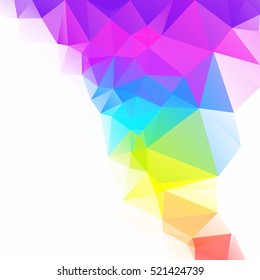 Colorful Polygonal Mosaic Background, Creative Design Templates