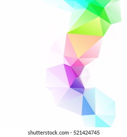 Colorful Polygonal Mosaic Background, Creative Design Templates