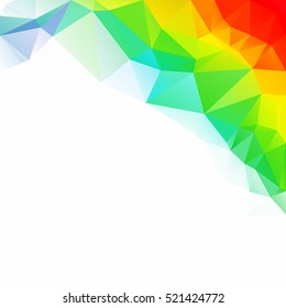 Colorful Polygonal Mosaic Background, Creative Design Templates