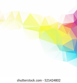 Colorful Polygonal Mosaic Background, Creative Design Templates