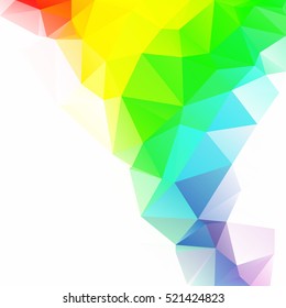 Colorful Polygonal Mosaic Background, Creative Design Templates