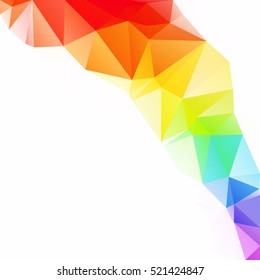 Colorful Polygonal Mosaic Background, Creative Design Templates