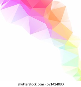 Colorful Polygonal Mosaic Background, Creative Design Templates