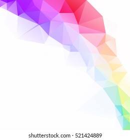 Colorful Polygonal Mosaic Background, Creative Design Templates