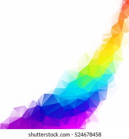 Colorful Polygonal Mosaic Background, Creative Design Templates