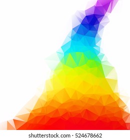 Colorful Polygonal Mosaic Background, Creative Design Templates