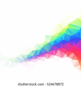 Colorful Polygonal Mosaic Background, Creative Design Templates
