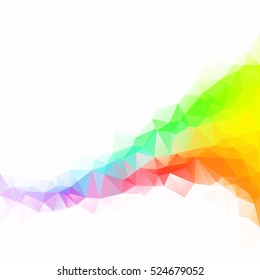 Colorful Polygonal Mosaic Background, Creative Design Templates
