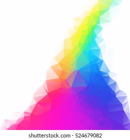Colorful Polygonal Mosaic Background, Creative Design Templates