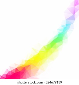 Colorful Polygonal Mosaic Background, Creative Design Templates