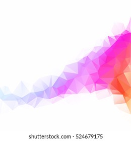 Colorful Polygonal Mosaic Background, Creative Design Templates