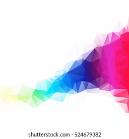 Colorful Polygonal Mosaic Background, Creative Design Templates