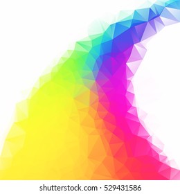 Colorful Polygonal Mosaic Background, Creative Design Templates
