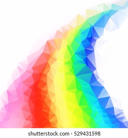 Colorful Polygonal Mosaic Background, Creative Design Templates