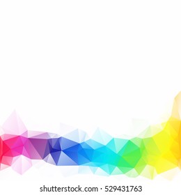 Colorful Polygonal Mosaic Background, Creative Design Templates