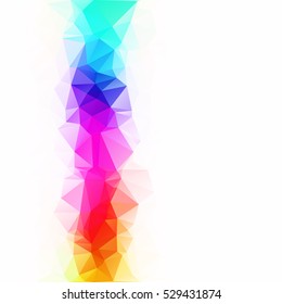 Colorful Polygonal Mosaic Background, Creative Design Templates
