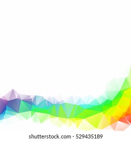 Colorful Polygonal Mosaic Background, Creative Design Templates