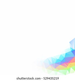 Colorful Polygonal Mosaic Background, Creative Design Templates
