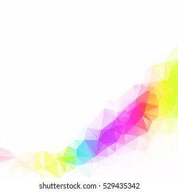 Colorful Polygonal Mosaic Background, Creative Design Templates