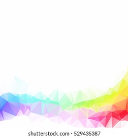 Colorful Polygonal Mosaic Background, Creative Design Templates