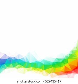 Colorful Polygonal Mosaic Background, Creative Design Templates