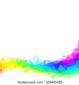 Colorful Polygonal Mosaic Background, Creative Design Templates