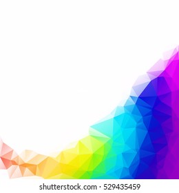 Colorful Polygonal Mosaic Background, Creative Design Templates