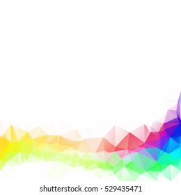 Colorful Polygonal Mosaic Background, Creative Design Templates