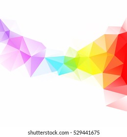 Colorful Polygonal Mosaic Background, Creative Design Templates
