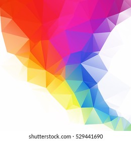 Colorful Polygonal Mosaic Background, Creative Design Templates