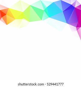 Colorful Polygonal Mosaic Background, Creative Design Templates