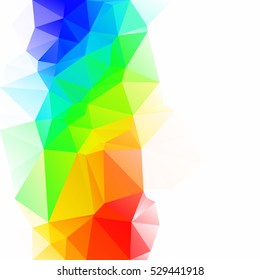 Colorful Polygonal Mosaic Background, Creative Design Templates