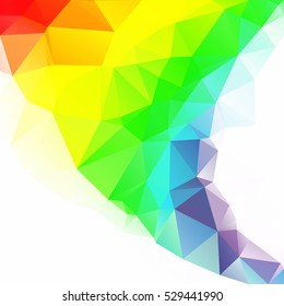 Colorful Polygonal Mosaic Background, Creative Design Templates