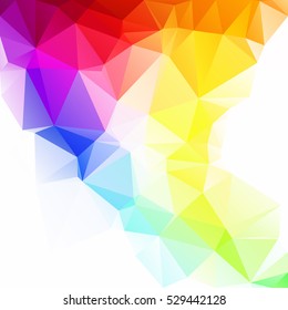 Colorful Polygonal Mosaic Background, Creative Design Templates